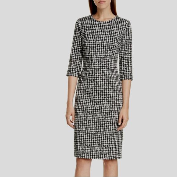 Hugo Boss Black/White Classic Dress | Size 0 - Picture 5 of 7